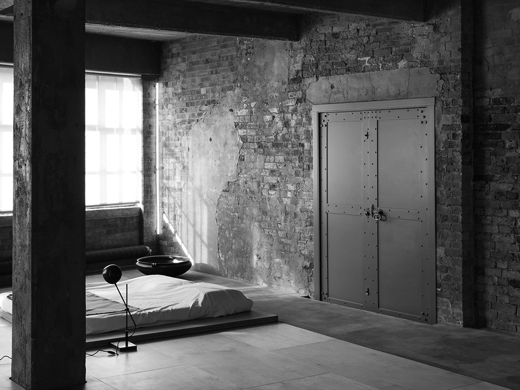 Warehouse conversion bedroom