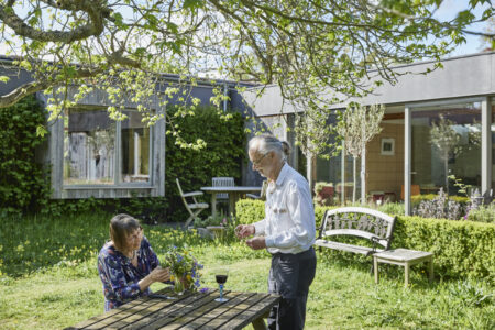 Ian & Sue Collins at home
